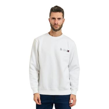 Imagem de Moletom Tommy Hilfiger Small Crest Crew Neck Vermelho-Masculino