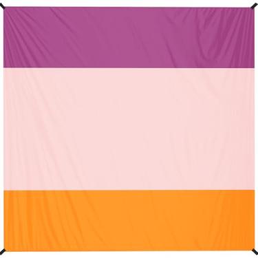 Imagem de Cobertor de praia 198 cm × 203 cm – Tapete grande à prova d'água, à prova de areia, sem areia, para 1 a 5 adultos, leve, durável, compacto para praia, viagem, acampamento, caminhada, piquenique