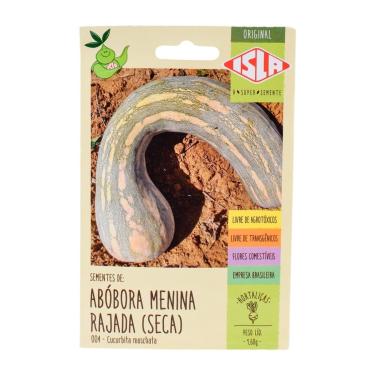 Imagem de Kit Semente de Abóbora Menina Rajada Isla 1.6g + Semente de Alface Mimosa Verde 0.40g