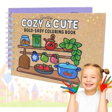 Imagem de Livro de Colorir Antiestresse – Edição com Capa Holográfica Premium, Ilustrações Criativas para Relaxamento e Criatividade (Bege)