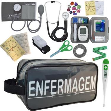 Imagem de Kit Enfermagem Completo Top + Medidor Glicose  - PREMIUM, P.A. Med, IN