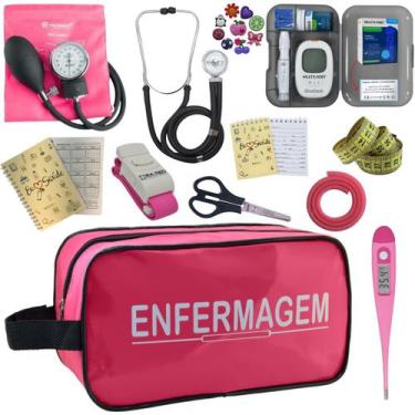 Imagem de Kit Enfermagem Completo Top + Medidor Glicose  - PREMIUM, P.A. Med, IN