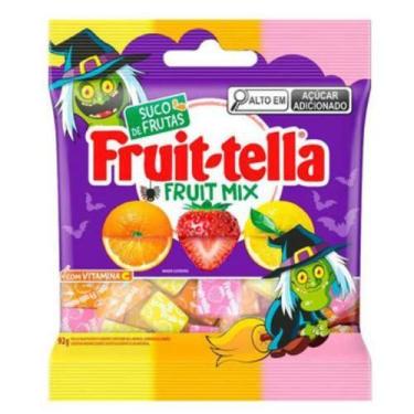 Imagem de Bala Fruitella fruit mix Halloween 92 Gramas Mentos