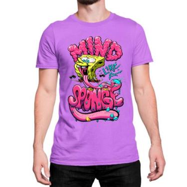 Imagem de Camisa Masculina Personagem Bob Esponja Style Ref06 Camiseta Malha Alg