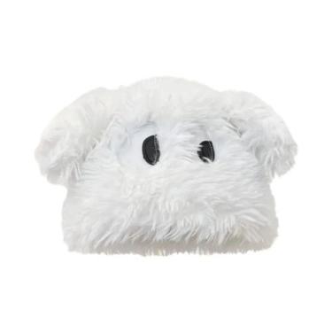 Imagem de Gorro De Inverno Feminino Quente De Pelúcia Com Desenho Animado, Boné 