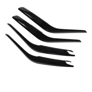 Imagem de Compatível com BMW X1 E84 2010–2016 Tampa do painel de tração interna 5 opções de cores LHD/RHD Fibra de carbono interior da maçaneta da porta Substituição da guarnição(Piano Black)