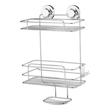 Imagem de Saboneteira de aço inoxidável com ventosa