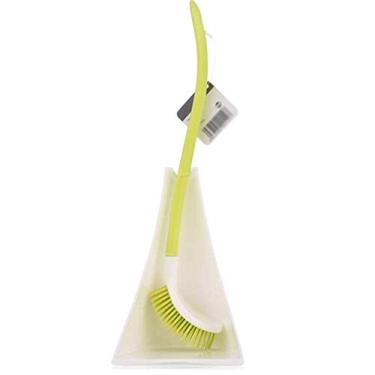 Imagem de Kit de limpeza de escova de vaso sanitário de cerdas macias de silicone, sem necessidade de perfurar, escova de vaso sanitário com base