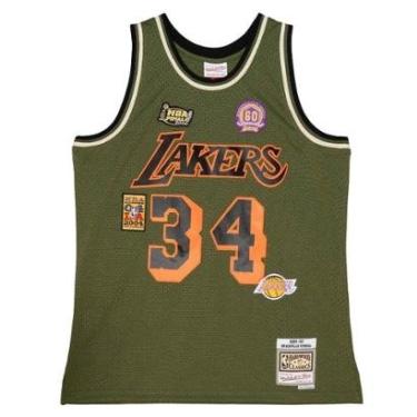 Imagem de Regata Mitchell & Ness NBA Swingman Shaquille O'neal Los Angeles Lakers 1996-97 Jersey Masculino-Masculino