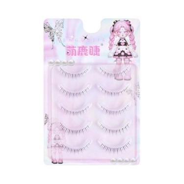 Imagem de Cílios Postiços Antigos De 4-8mm, 5 Pares, Extensões De Cílios Naturai