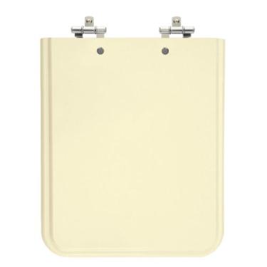 Imagem de Assento Sanitário Square Bone (Bege) Tampa para Vaso Incepa de Madeira