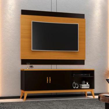 Imagem de Rack com Painel para TV até 60 Polegadas Apolo 160cm - ViaNossa, Preto