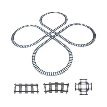 Imagem de Blocos De Construção Compatíveis Com LEGO MOC Para Trilhos De Trem, Ce