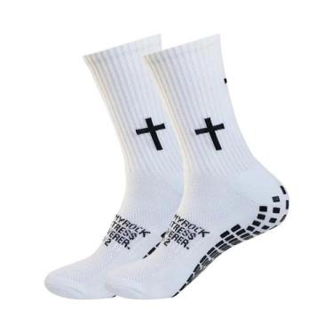 Imagem de Meias De Futebol Unissex Resistentes Ao Desgaste E Antiderrapantes Par