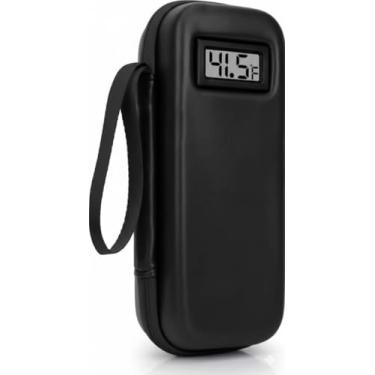 Imagem de InsuTravel Pro – Estojo Térmico para Insulina com Display de Temperatura, Aprovado pela TSA, Compartimentos Internos e Suporte para Bolsa de Gelo – Porta Insulina Ideal para Viagens e Uso Diário