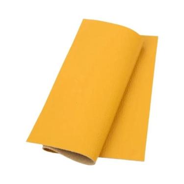 Imagem de Almofada De Sofá Em Couro Bovino Macio Marrom 1.5mm, Camada Superior D