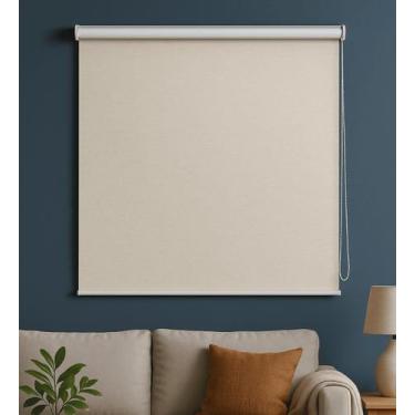 Imagem de Persiana Pronta Rolo Blackout Robust 200larg x 220alt Linho - Top Flex