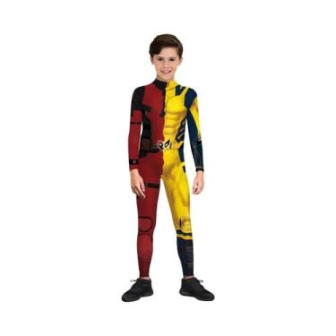 Imagem de Fantasia De Cosplay Deadpool Wolverine Para Crianças, Meninos E Menina