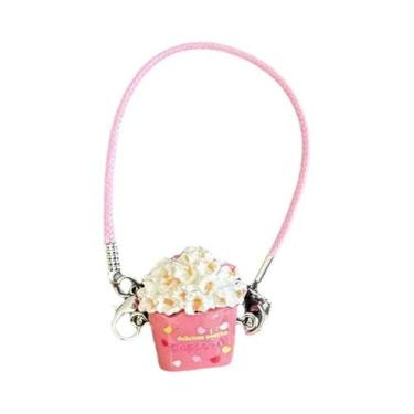 Imagem de Acessórios Para Bonecas Mini Popcorn: Pingente De Árvore De Pipoca Par