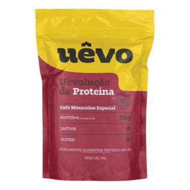 Imagem de Uêvo Albumina Em Sachê - Suplemento De Proteína Prático 1kg, Café Moca