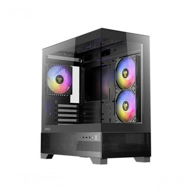 Imagem de Gabinete Gamer Antec Cx500m Rgb Elite Lateral De Vidro Temp De 4 Mm Micro-atx-itx 3 Fans 120mm