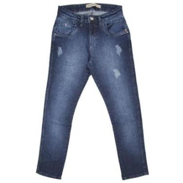 Imagem de Calça Jeans Bivik Elastano Wear Azul - Masculino-Masculino