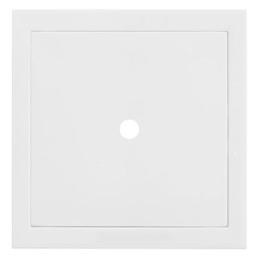 Imagem de Placa 4x4 com 1 Furo E Suporte Cinza Fosco Ekc30000-47 Dicompel Placa 4x4 1 Furo com Suporte Ci