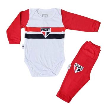 Imagem de Conjunto Bebê São Paulo Body e Calça Oficial