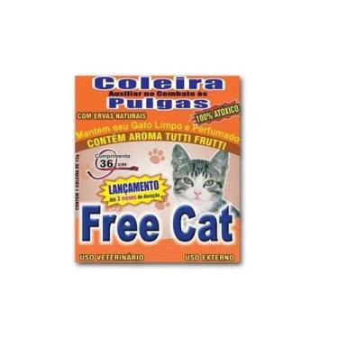 Imagem de Coleira Natural Antipulga Free Cat 36cm Gatos - Ferplast