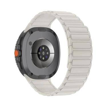 Imagem de Pulseira De Silicone Para Samsung Galaxy Watch 8, 46mm, 40mm, 44mm, Es