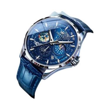 Imagem de Relógio De Pulso Masculino OLEVS Com Mostrador Luminoso À Prova d'Água