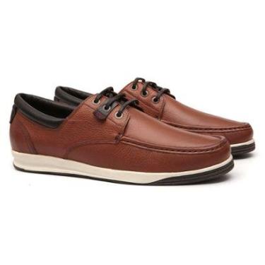 Imagem de Sapato Deckshoes Samello Baldo Couro Masculino-Masculino