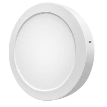 Imagem de Plafon Painel Luminária Sobrepor Redondo Led 18w - CTB
