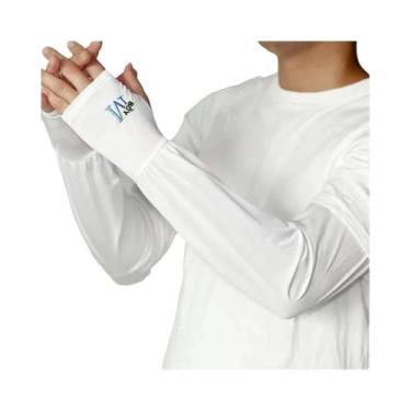 Imagem de Luvas De Proteção Solar Masculinas Leves Com Proteção UV, Mangas Elást