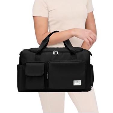 Imagem de Bolsa Mala de Viagem Feminina Funcional com Alça Transversal - M3M, Pr