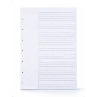 Imagem de Refil Pautado Branco A4 P/Caderno de Disco Grande 50 Folhas - Klizz, B