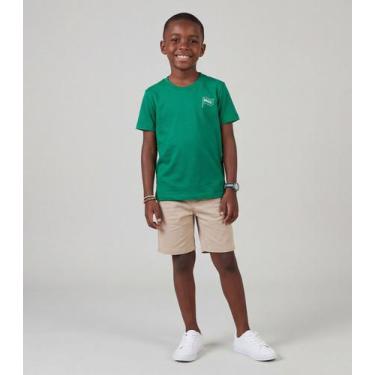 Imagem de Camiseta Menino Infantil Brasil Rovitex Kids Verde, 4, Verde