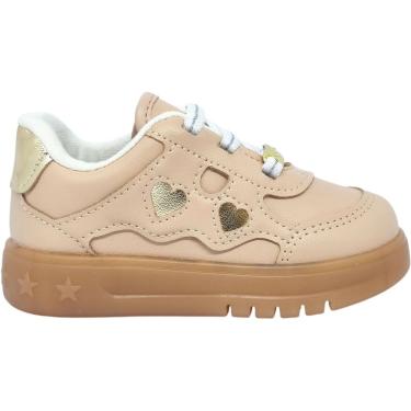 Imagem de Tênis Infantil Menina Luz Led Casual Retro Dia a Dia Passeio Escola Calce Fácil Molekinha 2742.205