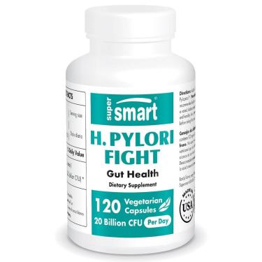 Imagem de Suplemento Supersmart H. Pylori Fight 20 Bilhões De Cfu 120 Cápsulas-Unissex