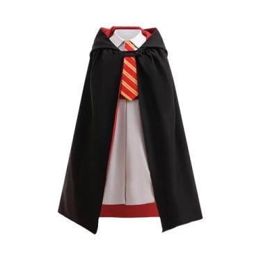 Imagem de Fantasia De Cosplay Para Meninas Da Escola De Magia Com Capa, Uniforme