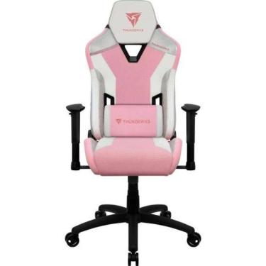 Imagem de Cadeira Gamer TC3 Sakura White em Poliuretano com AIR Tech e Encosto Reclinável 135° Rosa