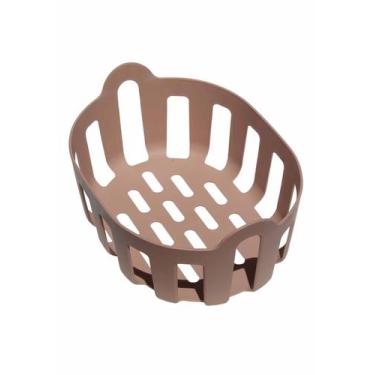 Imagem de Cesto organizador de Armários Bannheiro Lavanderia 20x27cm Cor:Rose - 