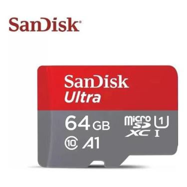 Imagem de Cartão de Memória Sandisk Ultra 64GB Micro SD Classe 10 P/ C - Congrat