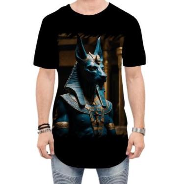 Imagem de Camiseta Longline Deus Egípcio Anubis Mortos 5 - Kasubeck Store®, G