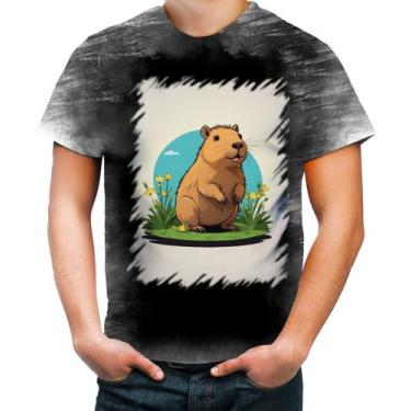 Imagem de Camiseta Desgaste Capivara do Bem Animalzinho 11 - Kasubeck Store®, IN