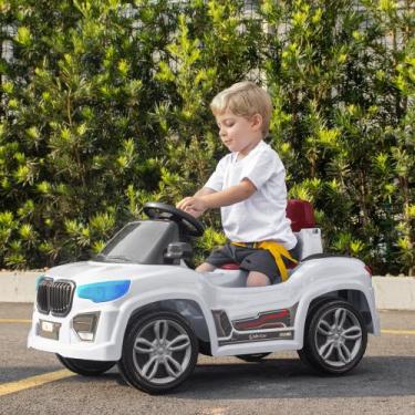 Imagem de Carro infantil De Passeio Empurrador e Pedal BM CAR Branco - Maral