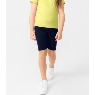 Imagem de Bermuda Ciclista Infantil Feminina Rovi Kids Azul, 14, Azul