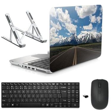 Imagem de Adesivo Notebook 17" Estrada/Sup/Tecl/Mouse Preto - BD Net Collections