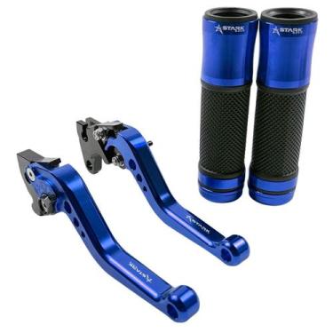 Imagem de Kit Manete Manopla Esportivo Xt 225 Xt660r Dt 200 Tdm 25 Todas - Stark