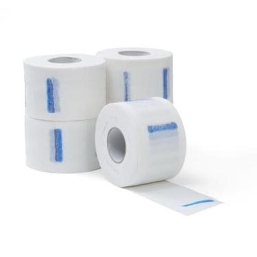 Imagem de Papel para pescoço de barbeiro Kalinnee 5 rolos 500 tiras descartáveis